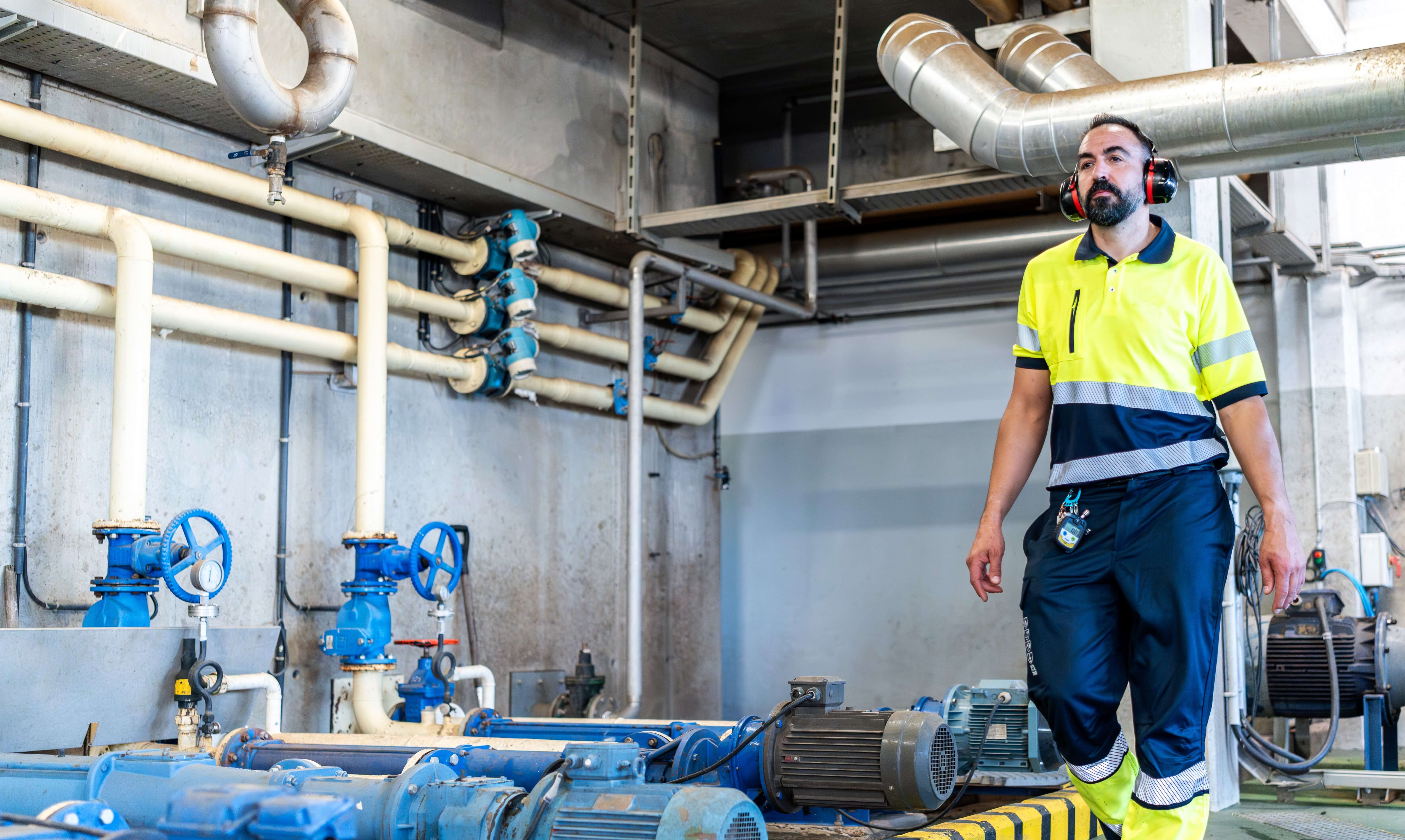 Industrial processing plant